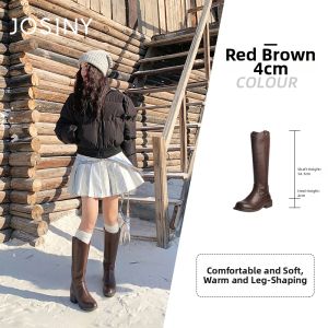 Josiny | Short Heel Tall Boots for Petite