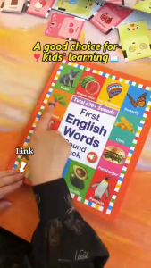 English E-Book Early Education Reading Machine Preschool Reading Baby Learning Machine Puzzle Literacy Audio Storybook