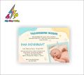kartu Tasyakuran Bayi / Kartu Aqiqah Bayi / Stiker Aqiqah bayi (40 pcs). 