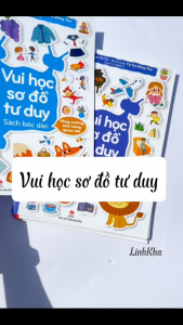 Sách Bóc Dán Vui Học Sơ Đồ Tư Duy Tăng cường khả năng Quan sát Tập trung Rèn tư duy Logic NXB Kim Đồng