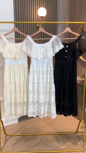 D11687 Evelyn Sabrina All Lace Dress