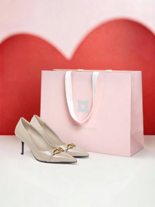 Charles & Keith | Fashion Pointed Toe Metal Chain Heels