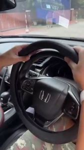 ปลอกหุ้มพวงมาลัยหุ้มพวงมาลัย หนังนุ่มสบายมือ ทุกรุ่น ทุกยี่ห้อ HONDA TOYOTA MAZDA ISUZU MG