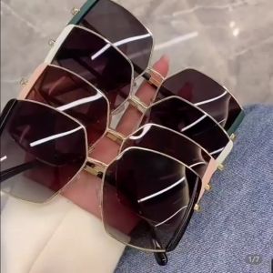VIRALSHOP88 KACAMATA LOGAM BESAR kacamata korean kacamata fashion wanita Sunglass uv400 K008