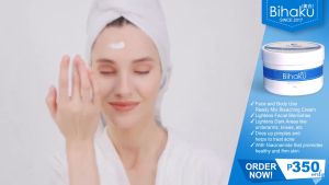 (Set of 3) miumi biaku wonder bleach cream 300g-whitening & skin brightening treatment