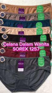 3 Pcs Celana Dalam Perempuan Sorex 1257 Super Soft | CD Wanita Sorex Karet Kecil Cutting Mini