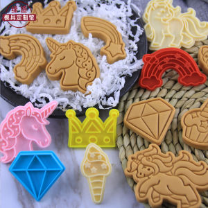 Đồ Trang Trí Bánh Hình Ngựa Unicorns Hoạt Hình DIY Nướng Tại Nhà Dụng Cụ Nấu Ăn Kiểu Âu Phong Cách Ngọt Ngào Dành Cho Bé Gái