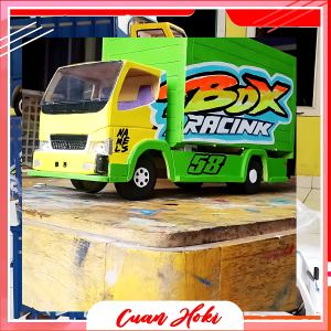 CUAN HOKI MAINAN TRUK OLENG SPESIAL FULL CUSTOME SPEK DETAILING REALISTIC PLUS LAMPU LED TERPAL MAINAN MINIATUR TRUK FULL SPEK DETAIL
