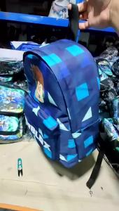 In Stock Cartoon Backpack Two-Piece Superman Batman Student Schoolbag Pencil Case Childrens Backpack