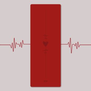 sigedn | Red Rubber Non-slip Yoga Mat