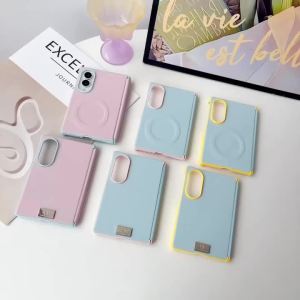 Ốp Lưng Samsung Galaxy Z Fold 8 Bằng Da PU Cứng Tích Hợp Tính Năng Sạc Không Dây Từ Tính Bảo Vệ Toàn Diện