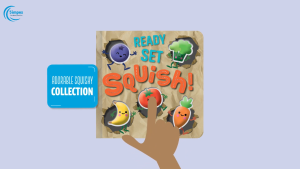 [SG] Ready Set Squish! 5 Squishy Vegetable Toys / Hard Cover /Baby Toddler Children Education Board Book (Make Believe)