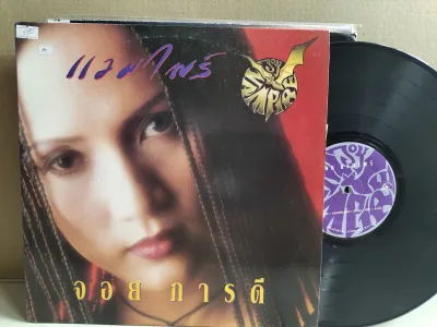แผ่นเสียงเพลงไทย ศิลปิน จอย ภารดี ชุดแวมไพร์ ปกvg/แผ่นnm ราคา160