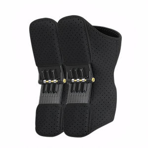 Joint Support Knee Pad with Breathable Fabric and Spring System for Sports and Gym Use