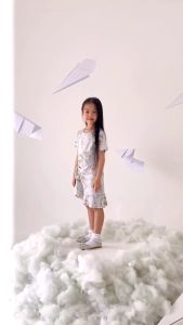 Harlow Kids - Drawstring Tencel Dress For Girls Vol.1/ Dress Tencel/ Dress anak Perempuan/ Tencel Premium/ Dress Holiday/ Dress Casual