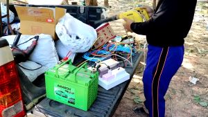 1 ปี 💯การประกัน 💯อินเวอร์เตอร์ 12V /24V 3000VA Portable Smart Power Inverter 12V to 220V