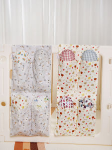 Baby Fence Crawling Mat Shoe Storage Bag Multi-Functional Organizer Door Protection Fence Childrens Room Storage Bag