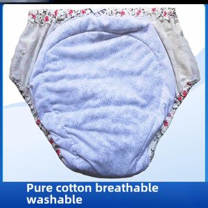 Elderly Urinary Incontinence Pants Elderly Separated Severe Urinary Incontinence Underwear Leak-Proof Urine Pure Cotton Washable Pull up Diaper Elderly Baby Diapers