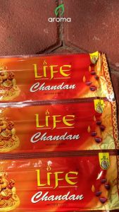 Dupa India Aromaterapi Pouch Plastic - Darshan Life Chandan 35 sticks