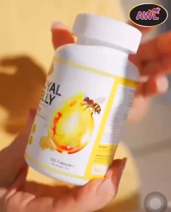 โปรสุดคุ้ม!!2แถม1 AWL Royal Jelly นมผึ้ง รอยัลเยลลี เสริมร่างกาย 1650 mg นมผึ้งเกรดพรีเมี่ยม ดูดซึมง่าย แท้จากออสเตรเลีย 1 กระปุก 30แคปซูล healthxclub