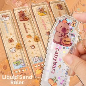 Cartoon Wavy Line Fluid Sand Bookmark Ruler Girls