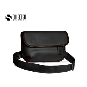 Shigetsu KASEDA Leather Sling Bag for men black brown crossbody bag men shoulder bag mens side bag 8083