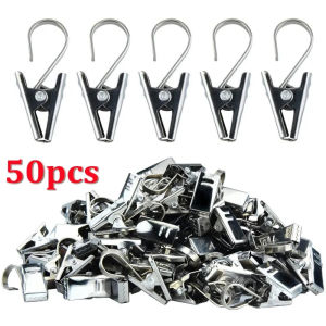 10-50Pcs/Pack Iron Curtain Clips Clothespin Windproof Household Organizer Hook Peg Clips Storage Multipurpose Home Small Clips