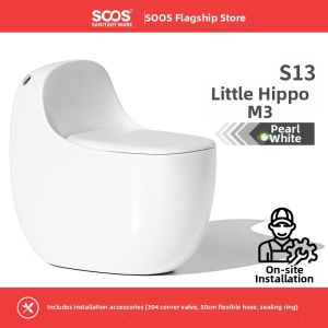 soos | Creative Egg-shaped Siphonic Short Toilet