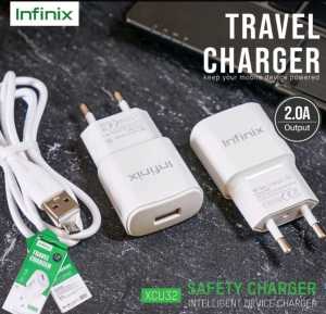CHARGER INFINIX 2.0 A MICRO USB TRAVEL CHARGER DENGAN PENGISIAN CEPAT DAN DAPAT DIPAKAI SEMUA TIPE ANDROID ( SAMSUNG REALME VIVO OPPO XIAOMI ) FAST CHARGING DENGAN LOGO ORIGINAL