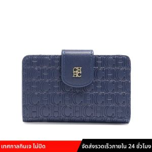 CH Pure Color Letter พิมพ์สไตล์ผู้หญิงกระเป๋าสตางค์ Premium Simple Design กระเป๋าสตางค์ผู้หญิงแฟชั่นผู้หญิงกระเป๋าสตางค์สั้น