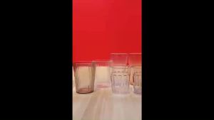 320ml Colored Ribbed Design Acrylic Cup (AT320) Smart Kitchen Ph
