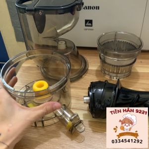 (Chính hãng) Linh kiện máy ép chậm Hongxin RH312 RH313phễu nạp thực phẩm lưới lọc.trục soắn.cốc 2 vòi