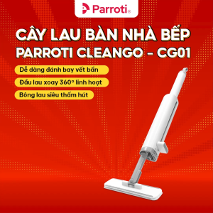 Cây Lau Bàn Bếp Tự Vắt Có Gạt Nước 2 Miếng Lau Cây Lau Mini Lau Bàn Lau Kính Gạt Nước Parroti Clean Go - CG01