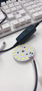5v high-brightness LED with USB switch light dimming round ring aluminum substrate PCB LED light board customized circuit board