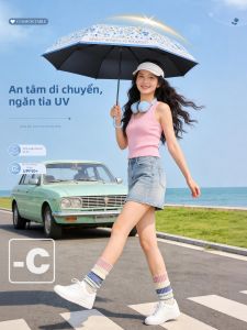 ZHENGYU | Ô Che Nắng Tia UV Cỡ Lớn Tiện Lợi 2-trong-1 Dùng cho Nắng & Mưa