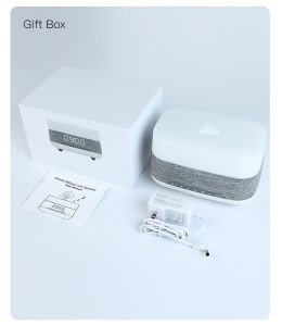 Lovaroma 300ml Cool Mist Humidifier Aroma Diffuser Essential Oil Bluetooth Speaker Alarm Clock 7 Colors Lights Timer Home Office