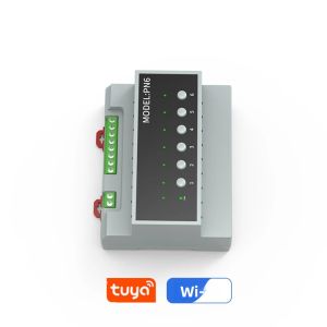 Tuya Zigbee/Wifi 6-CH Bộ Điều Khiển Nguồn Điện 6 Chiều Công Tắc Rơ Le Ngắt Mạch Điện Thông Minh Ứng Dụng Điều Khiển Từ Xa Tiết Kiệm Năng Lượng Tự Động Hóa Gia Đình