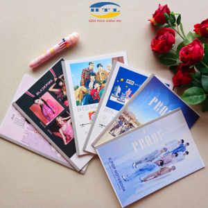 SET 5 Vở Kẻ Ngang KPop Vở Kpop 72/120 trang chất liệu tốt bìa màu sắc sinh động hấp dẫn
