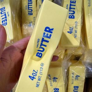 2026 New Butter Stick Fidget Toys Squishy Elastic Cheese Stick Funny Decompression Stress Anxiety Relief Game Squeeze Prank Toy