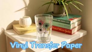 Cuộn Băng Dính Vinyl Trong Suốt Có Lưới Tự Dính Dùng Cho Máy Cắt Silhouette Cameo Cricut Làm Decal Biển Hiệu