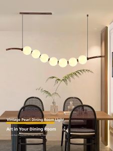 HONGPINAIJIA | Vintage French Beaded Dining Chandelier