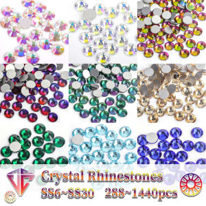 VC SS6-SS30 AAAAA Top Quality Glass Crystal Non Hotfix Rhinestones Flatback Glitter Stones Nail Art Decorations DIY Accessories