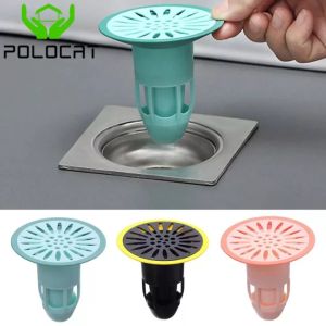 Polocat Insectproof Floor Drain Core Bath Shower Floor Strainer Cover Plug Trap Kitchen Sink Bathroom Water Drain Filter