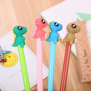 MOMO Cute Dinosaur 0.5MM Neutral Pen Student Stationery Black Gel Pen