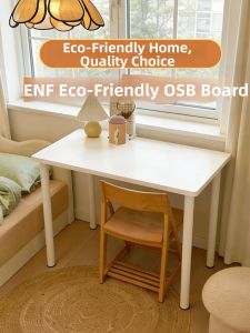 KEBIXIONG | Minimalist Home Office Desk Thick Tabletop ENF Environmental