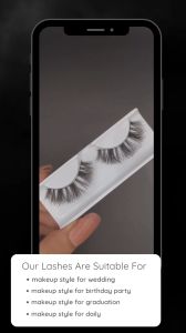 Bulu Mata Palsu Lusinan | Hindi M 3D (12 PASANG)