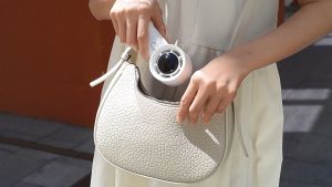 YOOGOO Kipas Angin Portable 10000mAh Turbo Fan 199 Wind Speeds Handheld Bladeless Fan USB Rechargeable Digital Display