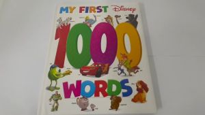 Disney My First 1000 Words Picture Dictionary For Kids with 128 Pages Padded Hardcover