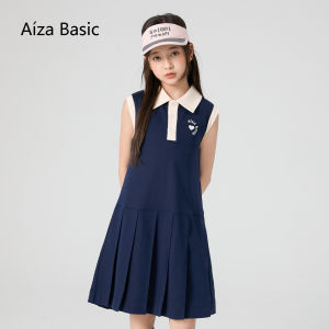 Aiza basic | Sleeveless Tennis Golf Polo Dress for Girls