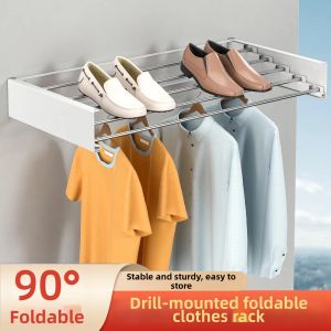 Invisible Extensible Clothes Drying Rack